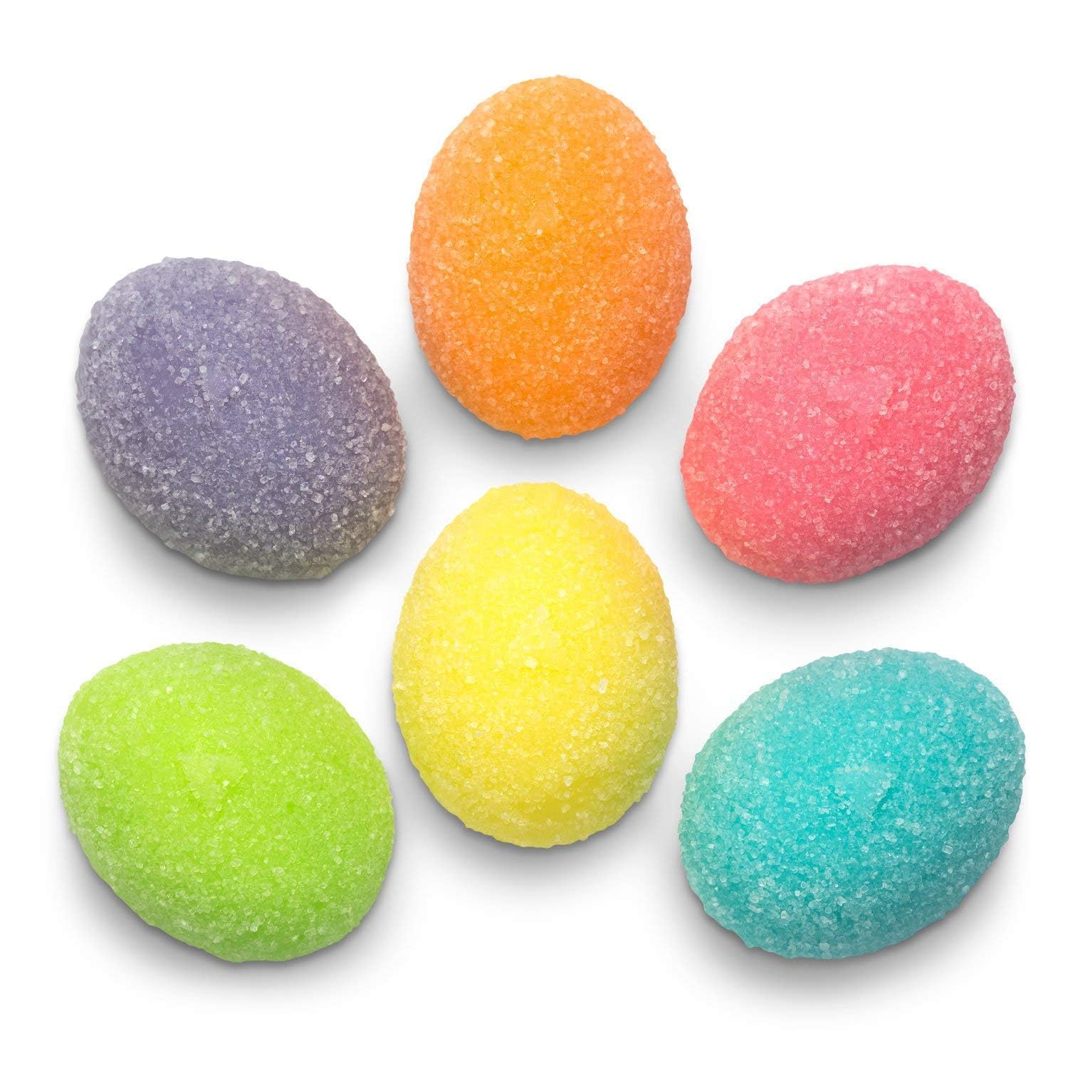 Candy Retailer Sugar Sanded Gummy Eggs 1 Lb