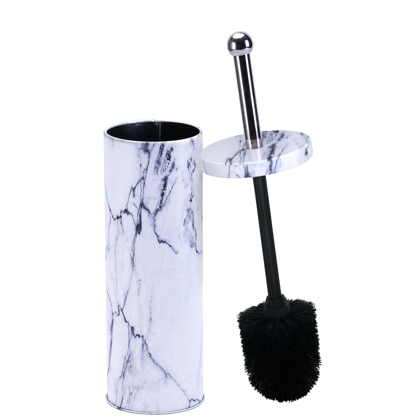 Deep & Sturdy Toilet Bowl Brush with Holder - Durable Scrubbing - Toilet Cleaners - Household Essentials - Silicone Brush - Bathroom Cleaner