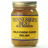 Tennessee’s Best Mild Chow Chow Relish - Southern Sweet & Tangy Pickled Vegetable Relish, Small Batch, No Preservatives