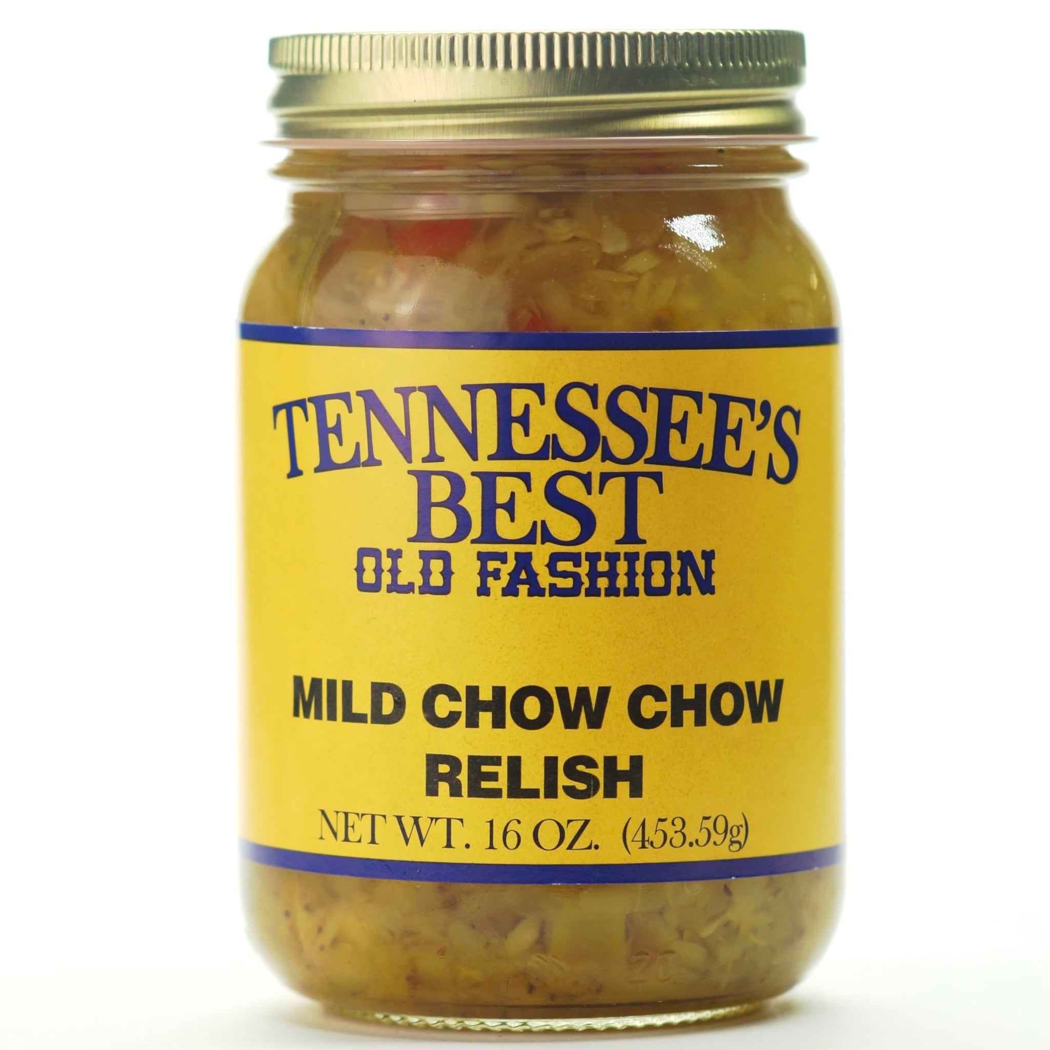 Tennessee’s Best Mild Chow Chow Relish - Southern Sweet & Tangy Pickled Vegetable Relish, Small Batch, No Preservatives