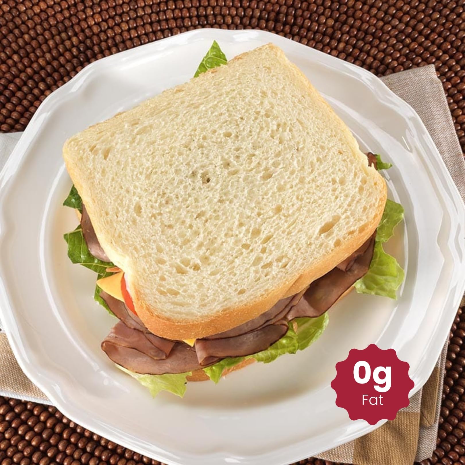 WiO SmartFoods™ White Bread Sliced, 20 Slices (1 Loaf), Low-Carb, Keto-Friendly, Fat-Free, Sugar-Free, Perfect for Sandwiches, Snacks, and Baking