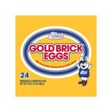 Elmer Gold Brick Eggs - Pack of 6 - Milk Chocolate Covered Pecan Melt Aways - Perfect for Friends and Family - Start an Easter Tradition