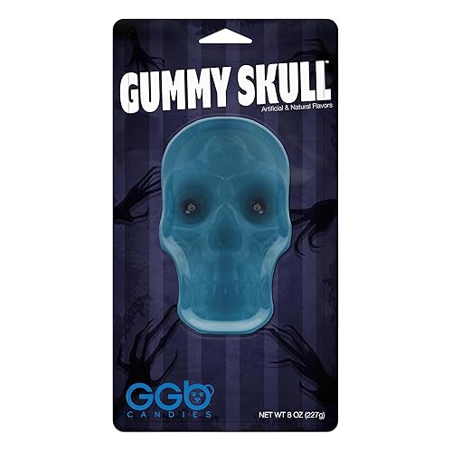Gummy Skull from GGB Candies (Blue Raspberry, 8 Ounce)