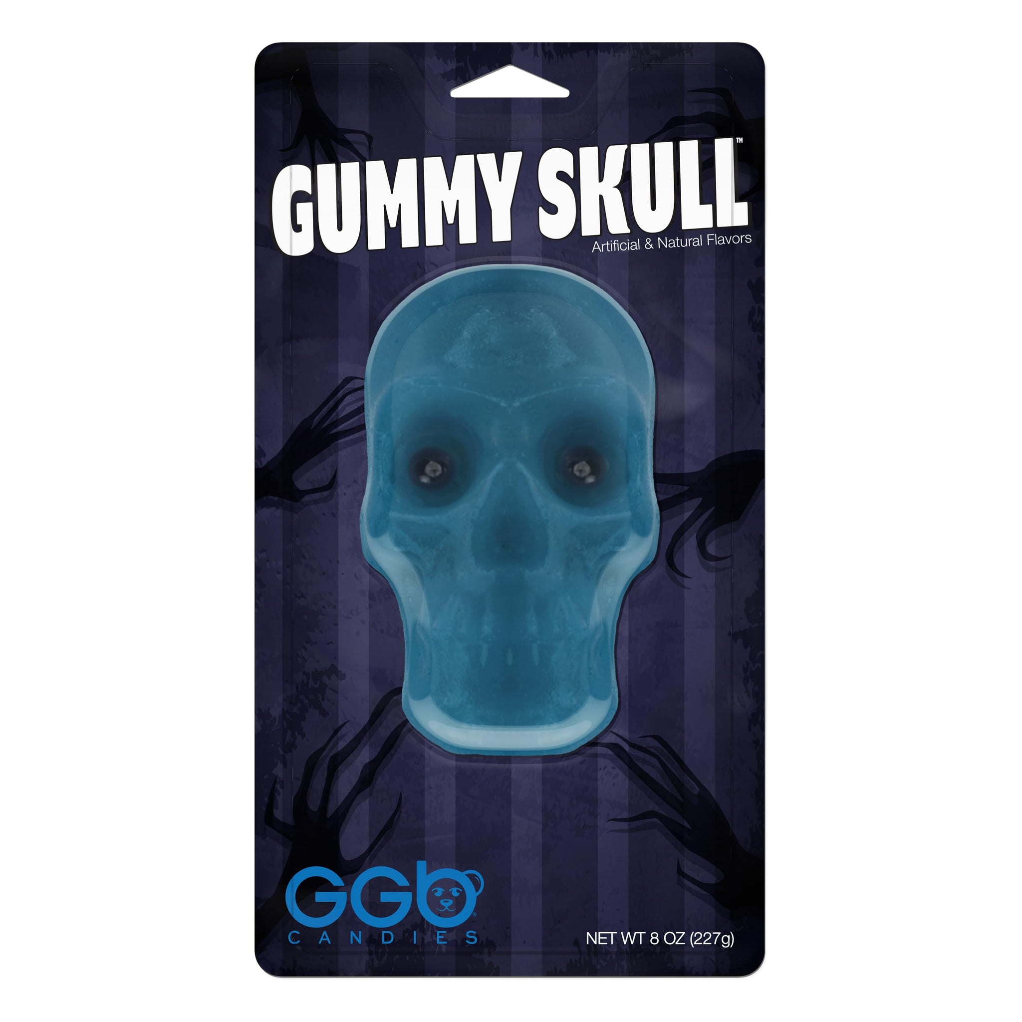 Gummy Skull from GGB Candies (Blue Raspberry, 8 Ounce)