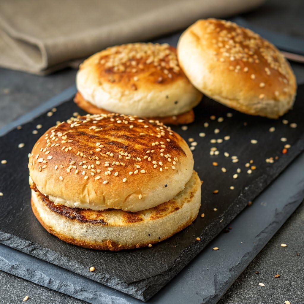 Dave's Killer Bread Burger Buns Done Right, Organic White Bread Hamburger Buns, 8 Count