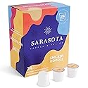 Sarasota K-Cup Coffee Pods | Medium Roast Flavored Coffee | Snickerdoodle Sugar Cookie | Single Serve for Keurig Brewers | Gourmet, Low Acid, Mold