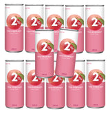 LOTTE 2% Soft Drink Peach/Plum Variety (240ml/Pack) (Peach, 12 Cans)