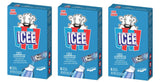 ICEE Blue Raspberry Singles To Go - Pack of 3 - Powdered Drink Mix - Zero Sugar - 6 Sticks Per Box - 18 Servings