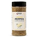 All Natural Lemon Pepper Seasoning XL 11 Ounce Jar No Citric Acid or Artificial Coloring by SPQR Seasonings