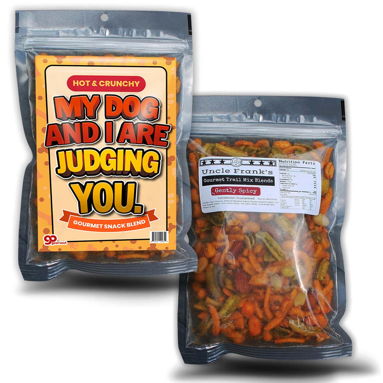 Snack Mix My Dog and I Judge You - Savory Nuts - Gourmet Delight - Perfect for On-the-Go Energy Boost and Guilt-Free Indulgence