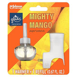 Glade PlugIns Scented Oil Air Freshener, Starter Kit, Mighty Mango Limited Edition, 1 Warmer + 1 0.67 oz Refill