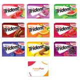 Trident Chewing Gum Variety Pack ( Sugar Free Fruit Varieties Bulk) Cool Gifts For Valentines Day 9 Packs