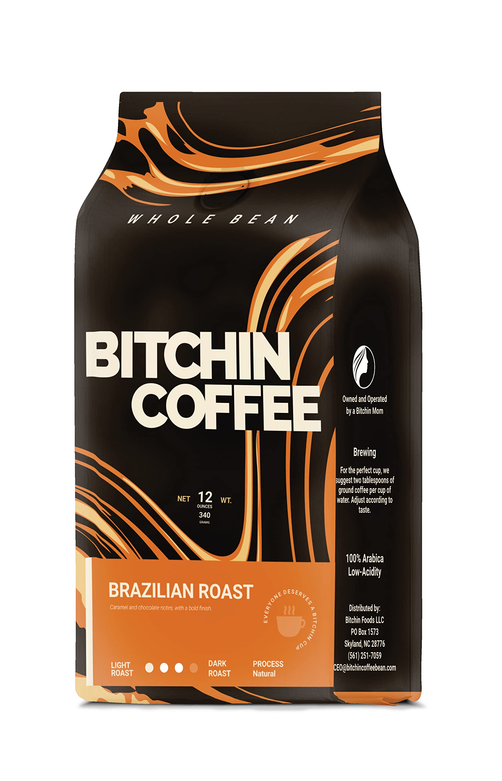 Coffee, Dark Roast Whole Bean 12 oz