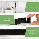 3 Pcs Crevice Cleaning Brush, 2023 Updated Premium Hard Bristle Cleaning Brush, Multifunctional Gap Cleaning Brush for House Use Dead Corners Window
