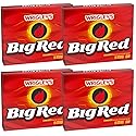 Wrigley Cinnamon Chewing Gum, 15 Stick (Pack of 4), 60 Gum Pieces, Cinnamon Gum