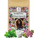 Herbal Hair Growth Tea for Thicker, Stronger Hair -Natural Regrowth Blend with Horsetail, Rosemary & Nettle -Florida Fresh Herbs - 50 g (1.76 OZ)
