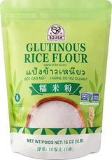 52USA Glutinous Rice Flour 16 Ounce (Basic), 1 Pound (Pack of 1), Rice Flour for Baking or Cooking, Product of THAILAND, All Natural White Rice Flour