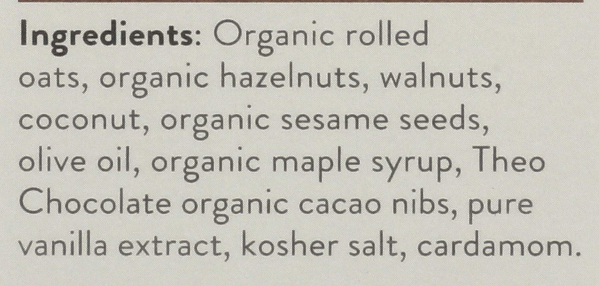 Marge Granola, Granola Hazelnut Cacao Nib, 12 Ounce