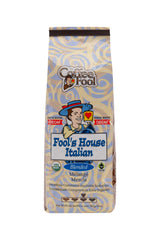 Coffee Fool's Decaf Organic Fair Trade House Italian (Very Fine Grind)