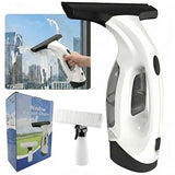 Electric Window Vacuum Squeegee, 2200mAh & 2000Pa Cordless Window Cleaner Tool with 150ml Water Collection Tank, Window Cleaning Kit for Shower Glass