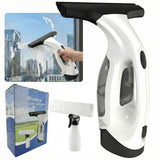 Electric Window Vacuum Squeegee, 2200mAh & 2000Pa Cordless Window Cleaner Tool with 150ml Water Collection Tank, Window Cleaning Kit for Shower Glass