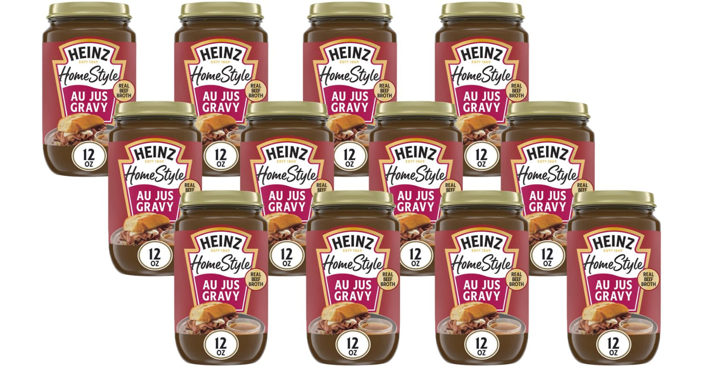 Heinz HomeStyle Au Jus Gravy, 12 Oz (Pack of 12)