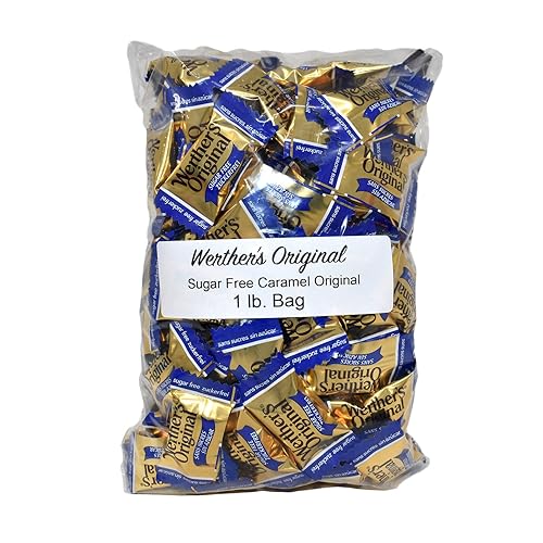 Bulk Original Hard Candy | Bulk Candy Individually wrapped | Caramel Candy | 1 lb Individual Flavor Bag | Ships in an Aromatik™ Resealable Pouch