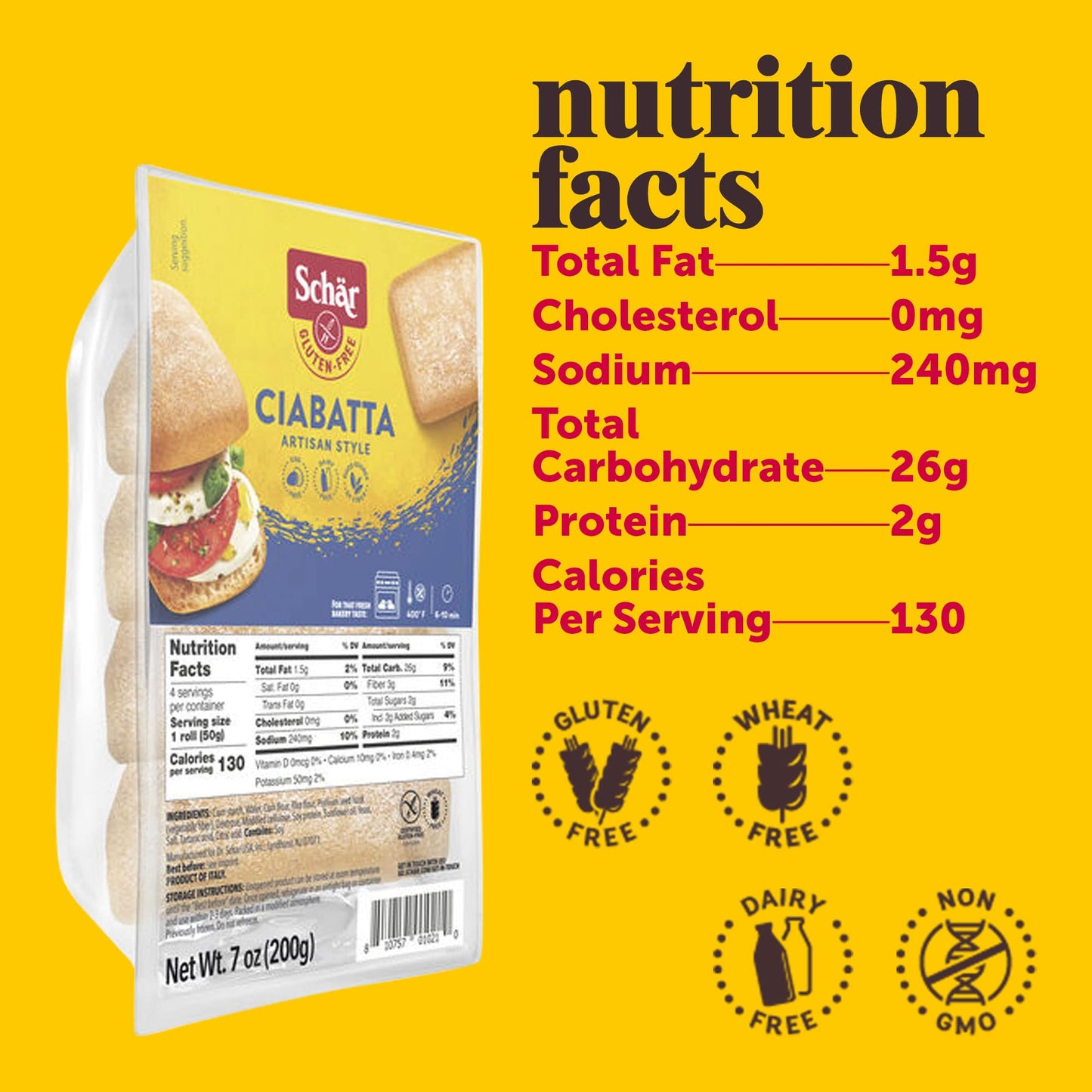 Schar Ciabatta [2 Pack]