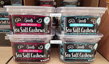 Specially Selected Dark and Milk Chocolate Sea Salt Cashews 9oz 255g (Four Containers)