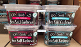 Specially Selected Dark and Milk Chocolate Sea Salt Cashews 9oz 255g (Four Containers)