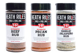 Heath Riles BBQ Steak Cooking Bundle (3 Rubs), Competition Winning Products from Pitmaster Heath Riles