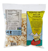 BjornQorn Mini Bag 15-Pack Cloudy (Salty) Popcorn - Vegan & Gluten-Free - Slow Roasted and Salted - (15 1oz bags)