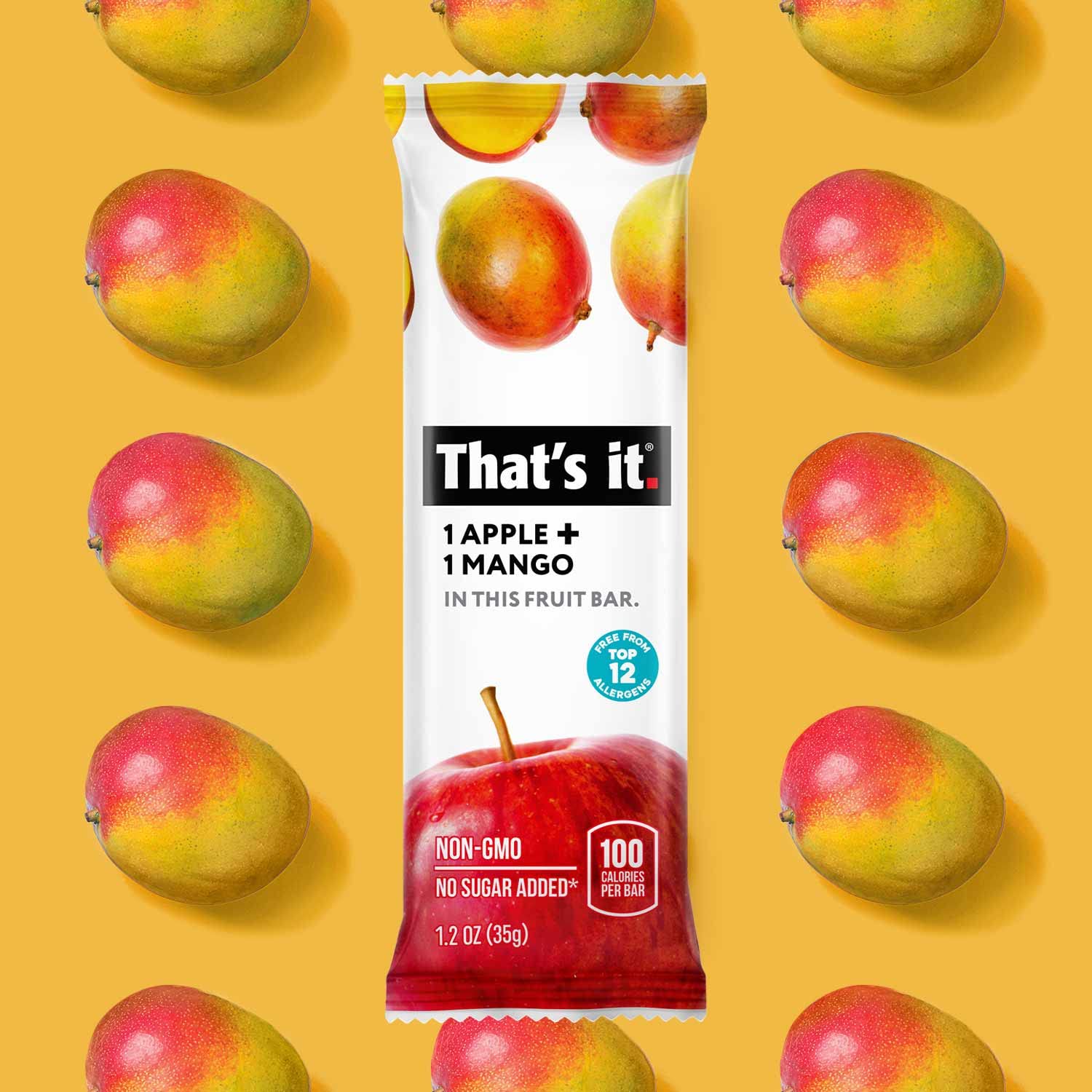 That's It Apple Mango Bar 1.2oz