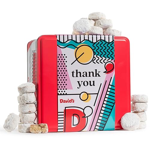 David’s Cookies Ideal Thank You Gift for Everyone - Butter Pecan Meltaways Cookies with Crunchy Pecans and Powdered Sugar - Premium Fresh Ingredients