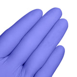 GLOVE WORLD Jeannie Nitrile Disposable Gloves - Blue, Small, 100/Box - Super Stretch, Tear-Resistant, Latex and Powder Free - Ideal for Food Prep