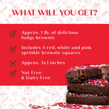 Val Day Brownies Cookies Gift Basket Chocolate Brownies Valentines