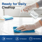 Schneider Clear Vinyl Exam Gloves, 4-mil, Small 1000-ct Case, Latex-Free, Disposable Gloves, Medical Gloves, Cleaning Gloves, Food Prep Gloves, Food