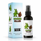 The Dookie Killer Pre-Poop Toilet Spray, 100ml Bathroom Odor Eliminator and Deodorizer - Essential Oil Air Freshener with Lemongrass and Eucalyptus
