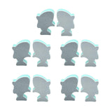 NentMent 10 Pack Glass Aquarium Cleaner Desktop Fish Tank Glass Cleaner Cleaning Tool Sponge Brush Algae Scraper for Nano Glass Aquarium Kit Small