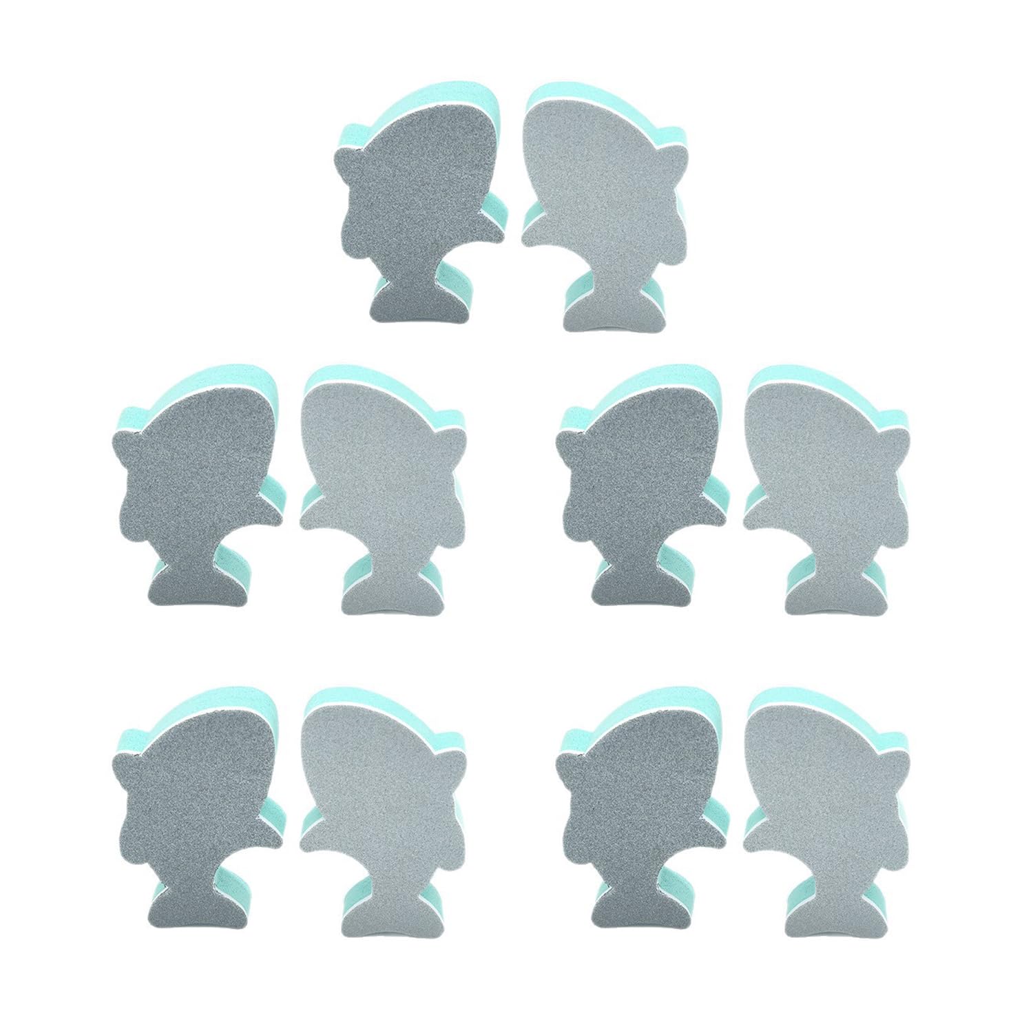 NentMent 10 Pack Glass Aquarium Cleaner Desktop Fish Tank Glass Cleaner Cleaning Tool Sponge Brush Algae Scraper for Nano Glass Aquarium Kit Small