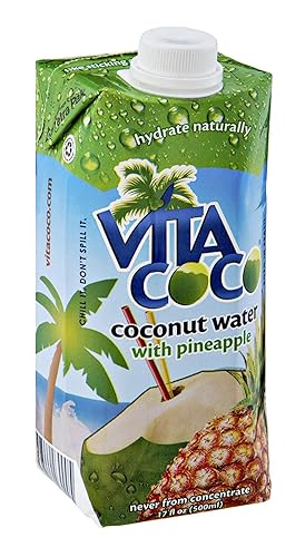 Vita Coco Pineapple Coconut Water, 500 Milliliter - 12 per case.12