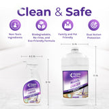 Hygea Natural Magic Finish Enzyme-Based Floor Cleaner - Clean Formula - Removes Grease Buildup in Tile & Grout - for All Hard Floors (Ready to Use