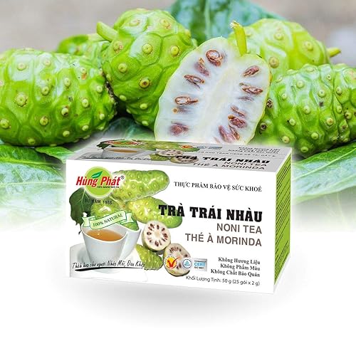 02Boxes (25 Teabags/box x 2g) - Noni Tea Tea Hung Phat - Tra Trai Nhau Hung Phat