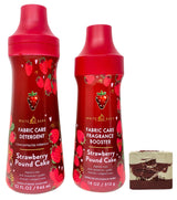 Bath & Body Works Strawberry Pound Cake Laundry Detergent and Fragrance Booster with a Cherry On Top Soap