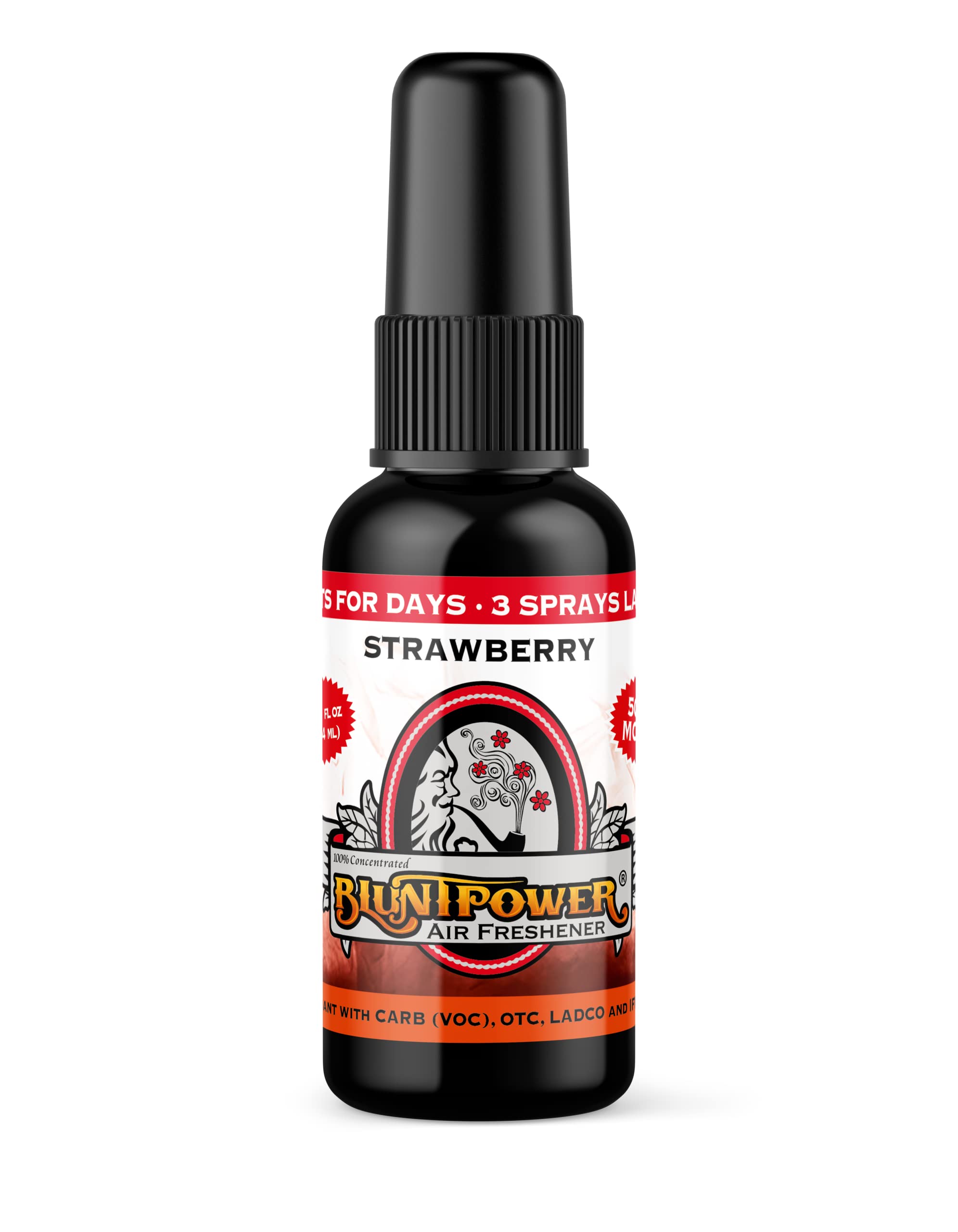 BluntPower Oil Based Concentrated Air Freshener and Oil for Diffuser - Air Freshener Spray for Room, Car, Bathroom - Concentrated Room Deodorizer
