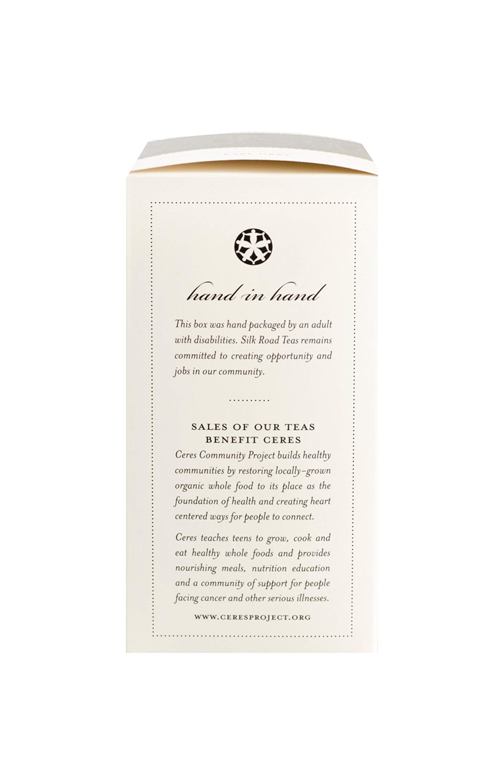 Silk Road Teas, Organic Earl Grey Black Tea, Rich & Invigorating Flavors, 15 Tea Bags