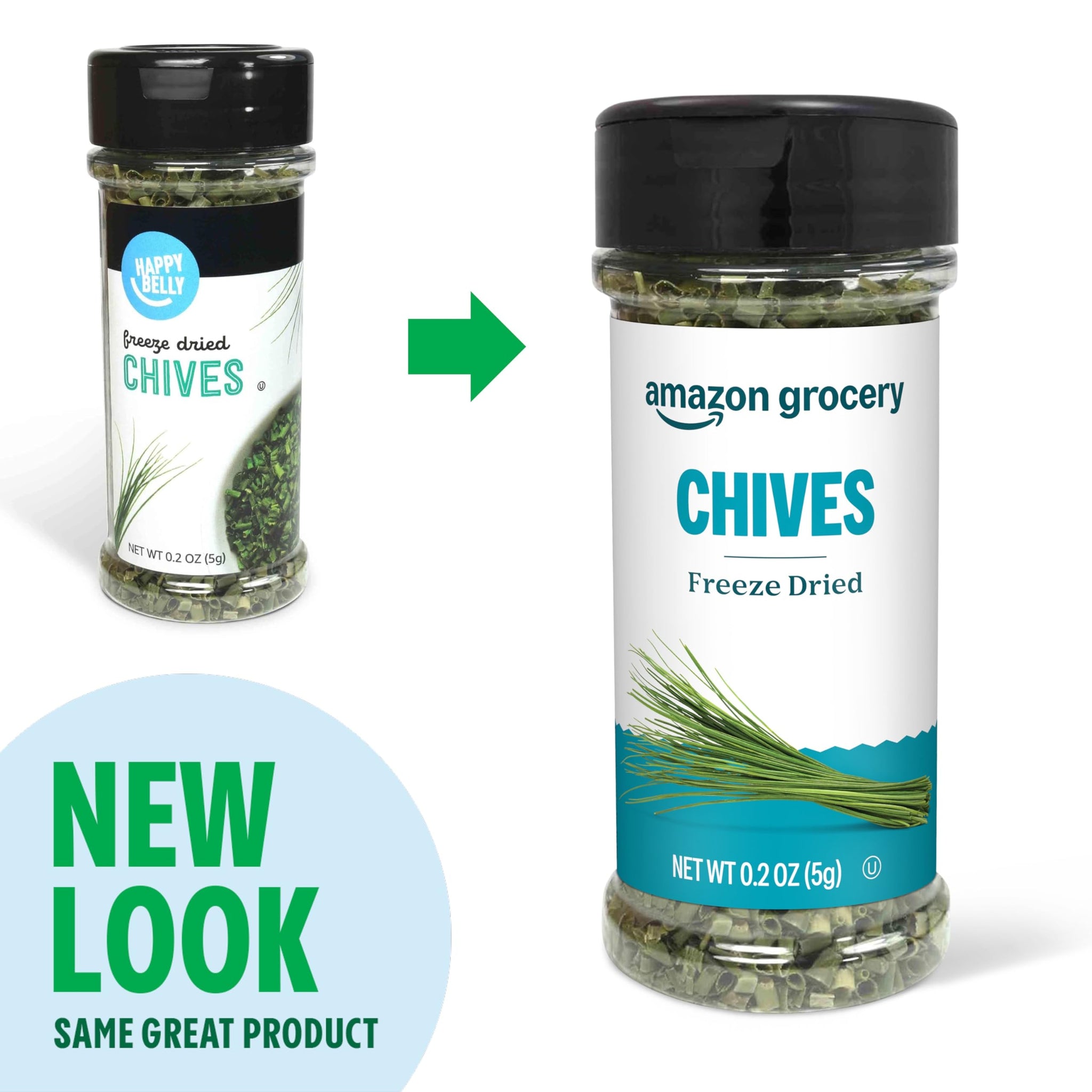 Amazon Grocery, Freeze Dried Chives, 0.2 Oz