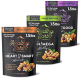 Mixed Nuts Unsalted | Trail Mix | Trail Mix without Peanuts | Gourmet Snacks, Protein Snacks, Gluten Free, No Preservatives, High Fiber (Three Pack
