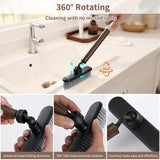 6-in-1 360° Kitchen Brush, Dish Brush Set, Cleaning Brushes for Dishes, Pots, Sinks & Kitchen Utensils, Multi-Purpose Kitchen Supplies,Father's Day