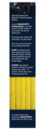 Cerama Bryte Cooktop Cleaning Pads, 10-Count 2 Pack